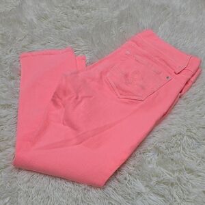 Lilly Pulitzer Neon Coral Skinny Jeans